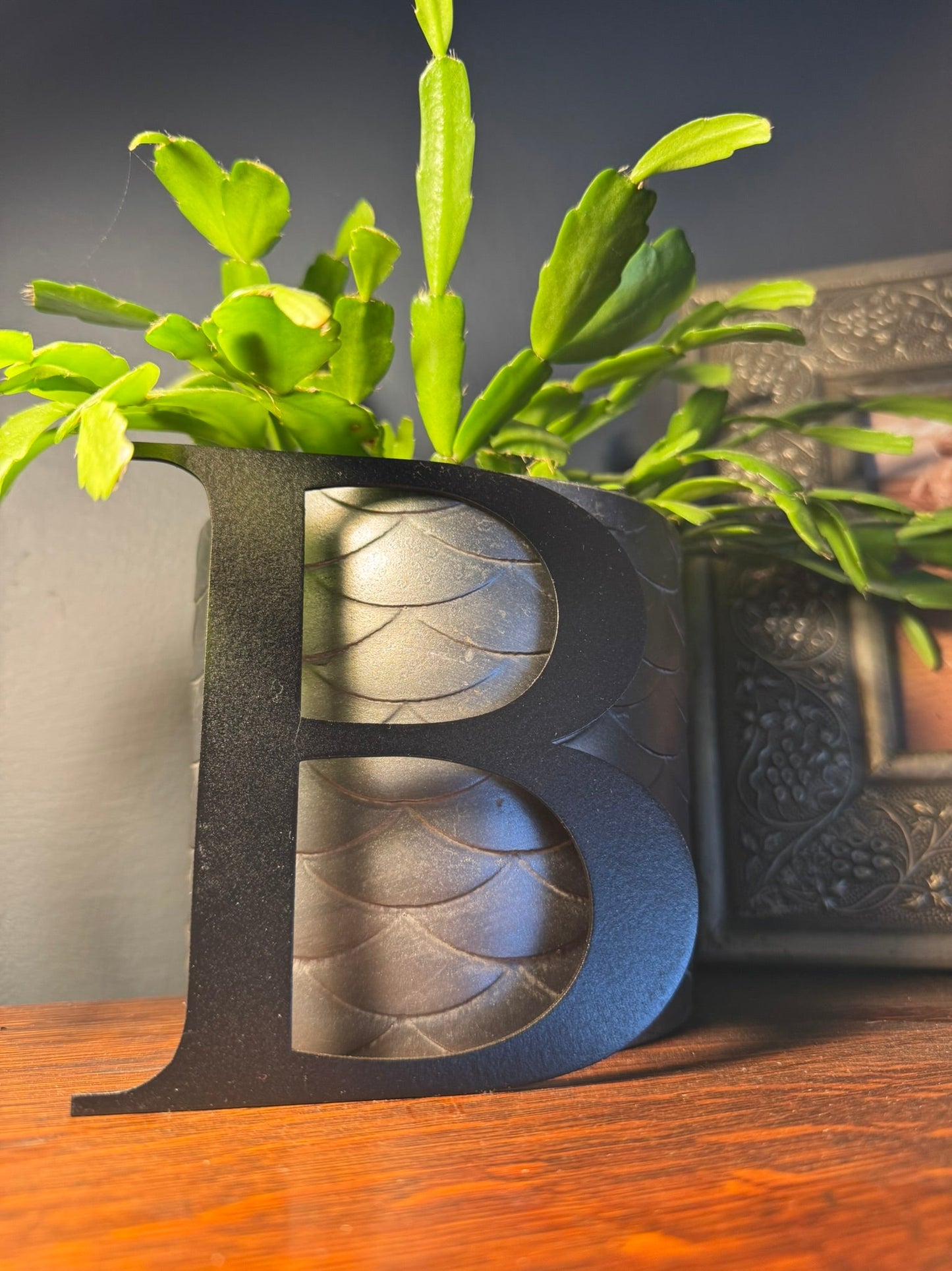 Rustic 5" or 12" Black Metal Classic Letters For  The Home And Garden