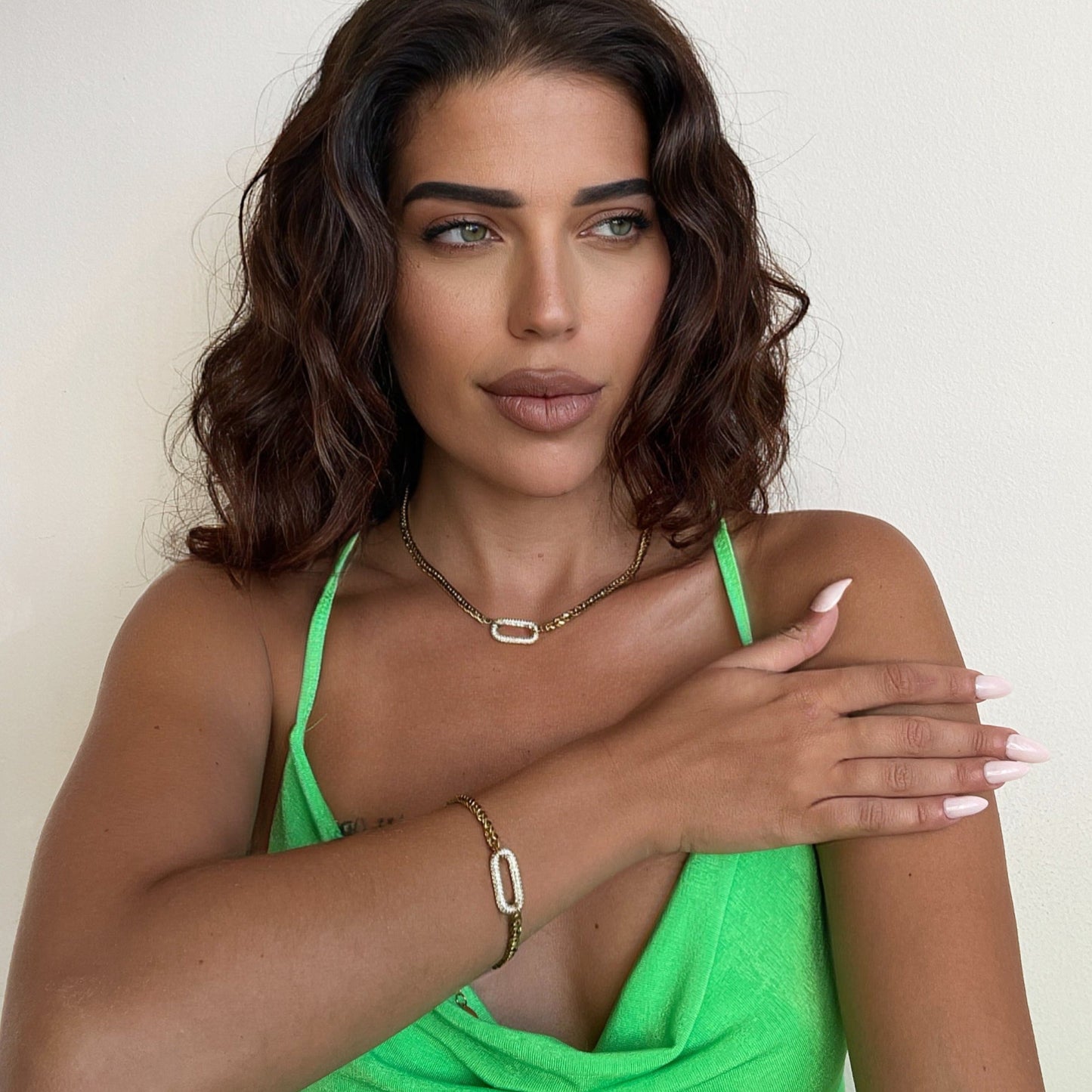 Harlow Luxe 18k Gold Plated Statement Bracelet