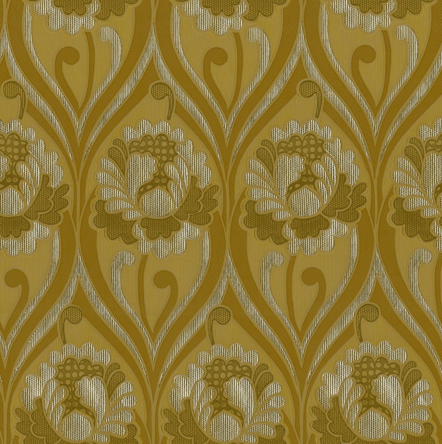Vintage floral Damask Wallpaper