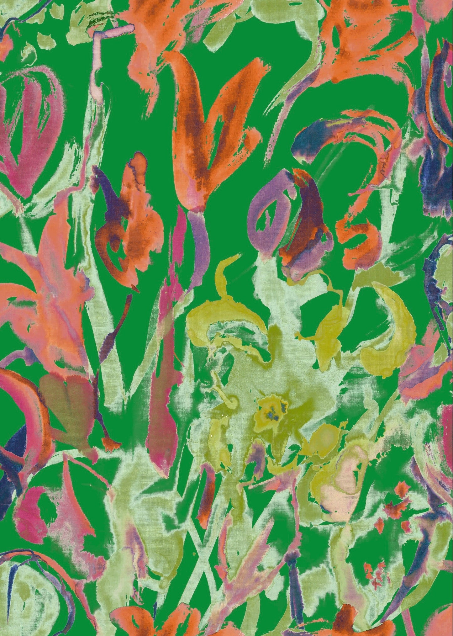 Watercolour Floral Wallpaper