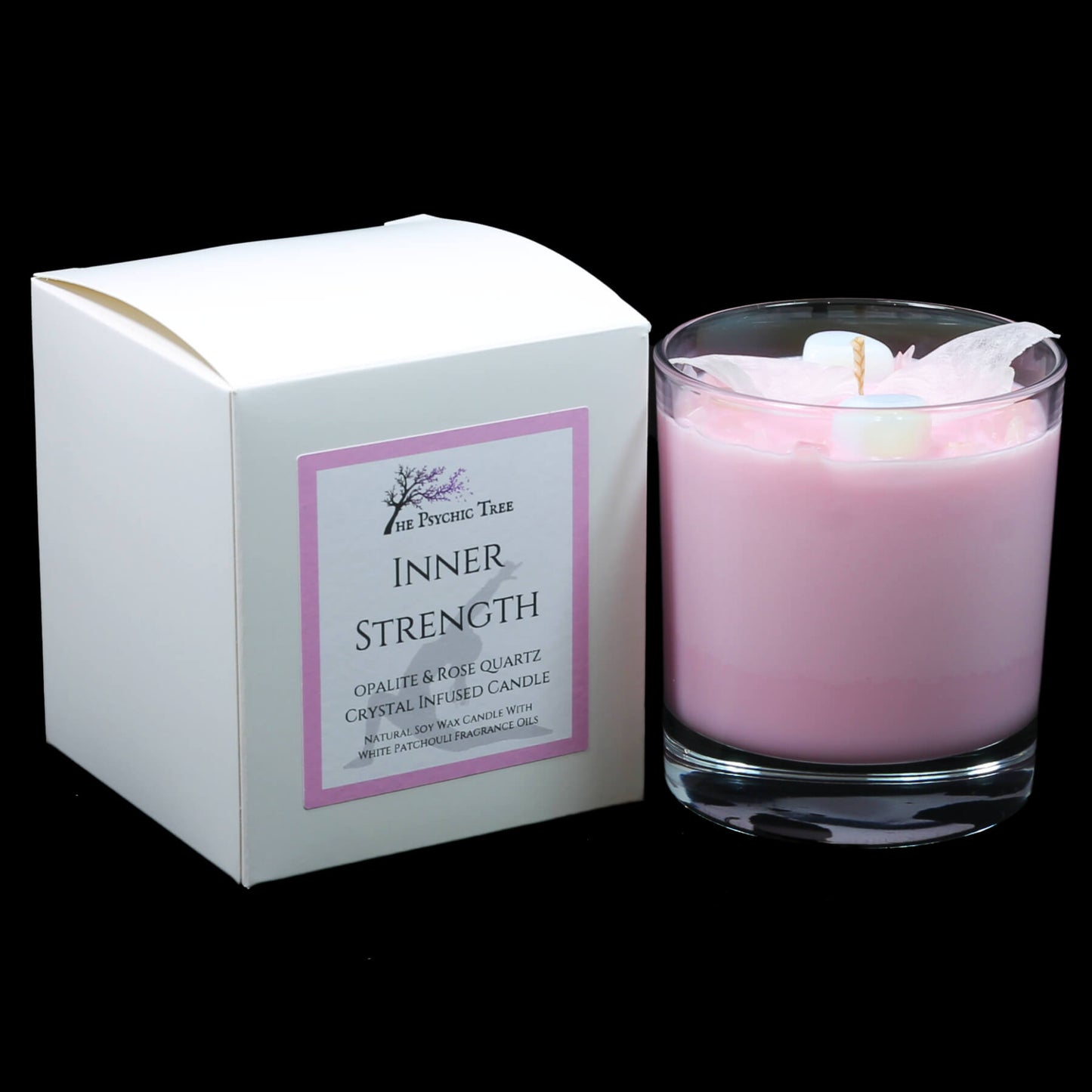 Inner Strength - Crystal Infused Scented Candle