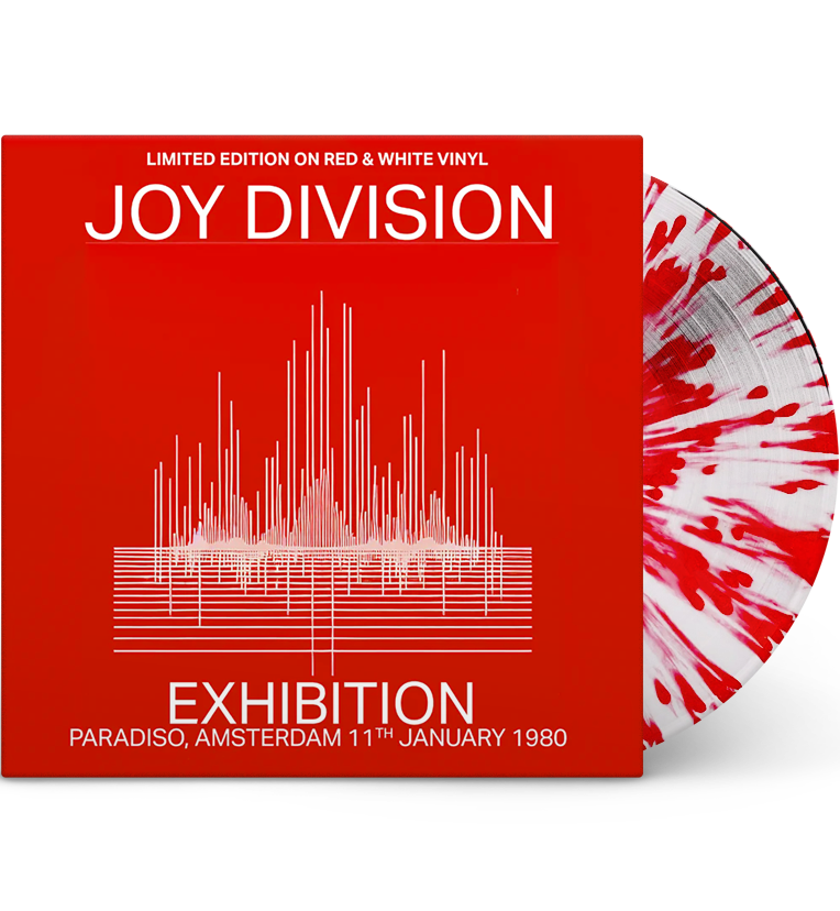 Joy Division – Exhibition: Live in Amsterdam, 1980 (Limited Edition 12-Inch Album on White/Red Splatter Vinyl)