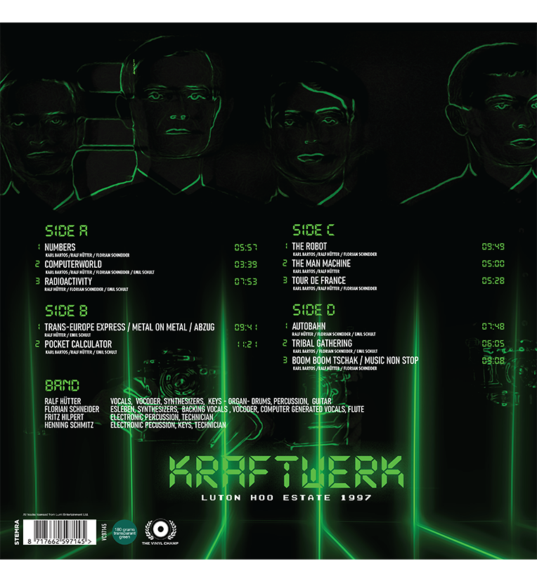 Kraftwerk – Luton Hoo Estate 1997 (Limited Edition Double-LP on 180g Green Vinyl)