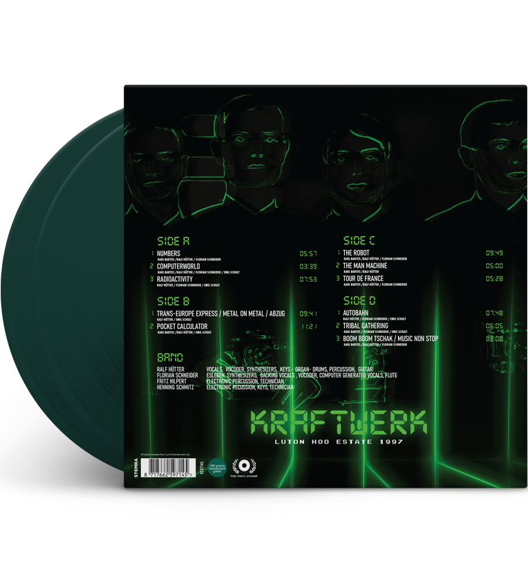 Kraftwerk – Luton Hoo Estate 1997 (Limited Edition Double-LP on 180g Green Vinyl)