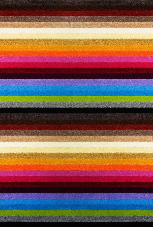 Alya Striped Multicolour Rugs | 117M