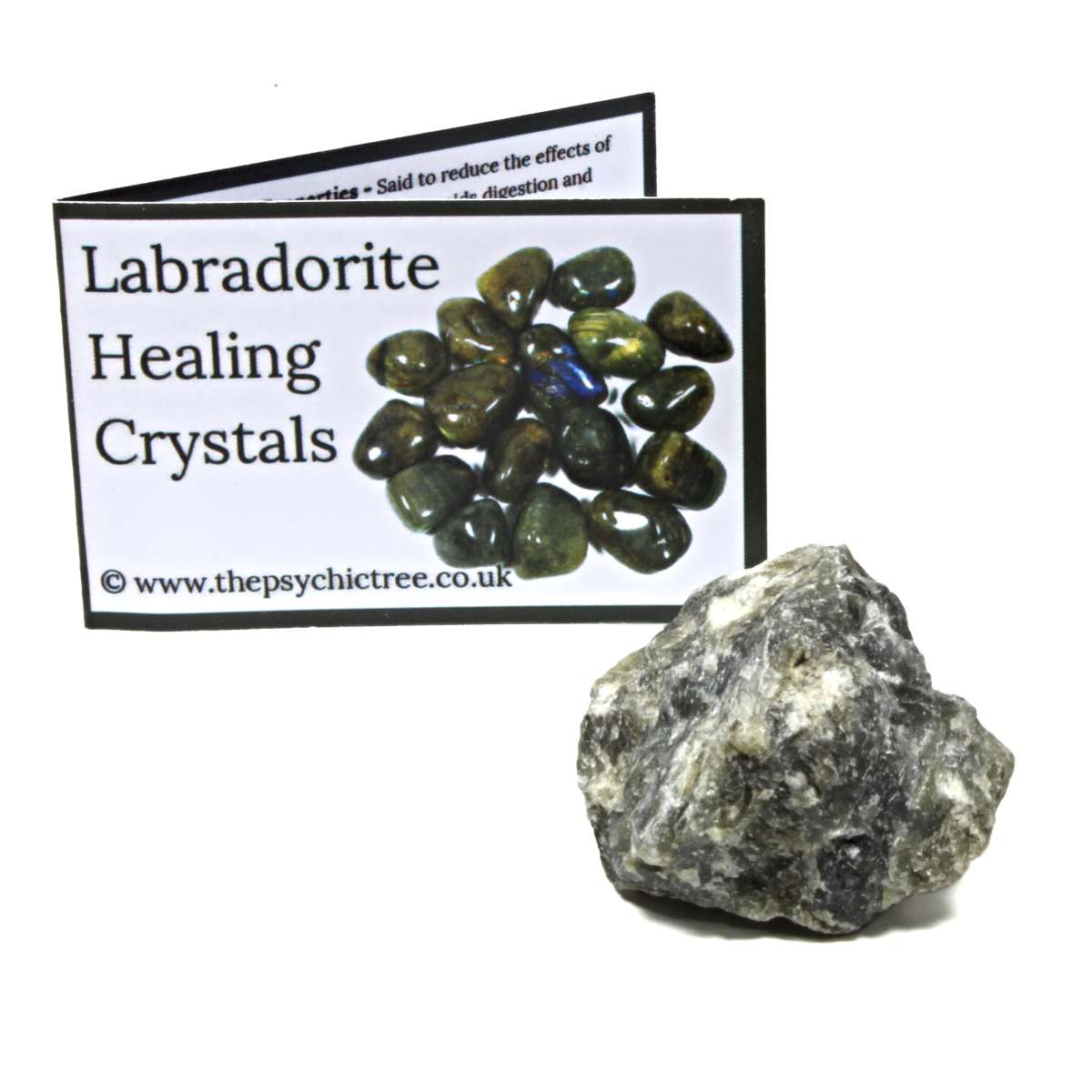 Labradorite Rough Crystal & Guide Pack - 60% Off