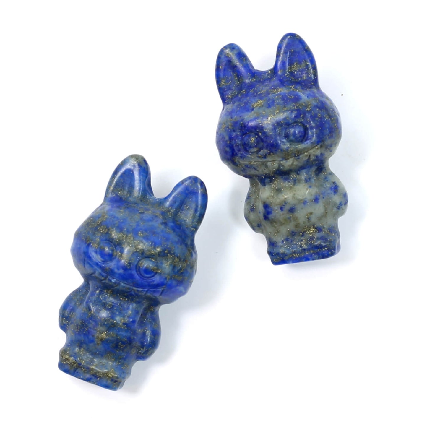 Labubu Lapis Lazuli Crystal Carving – Wisdom & Playful Insight