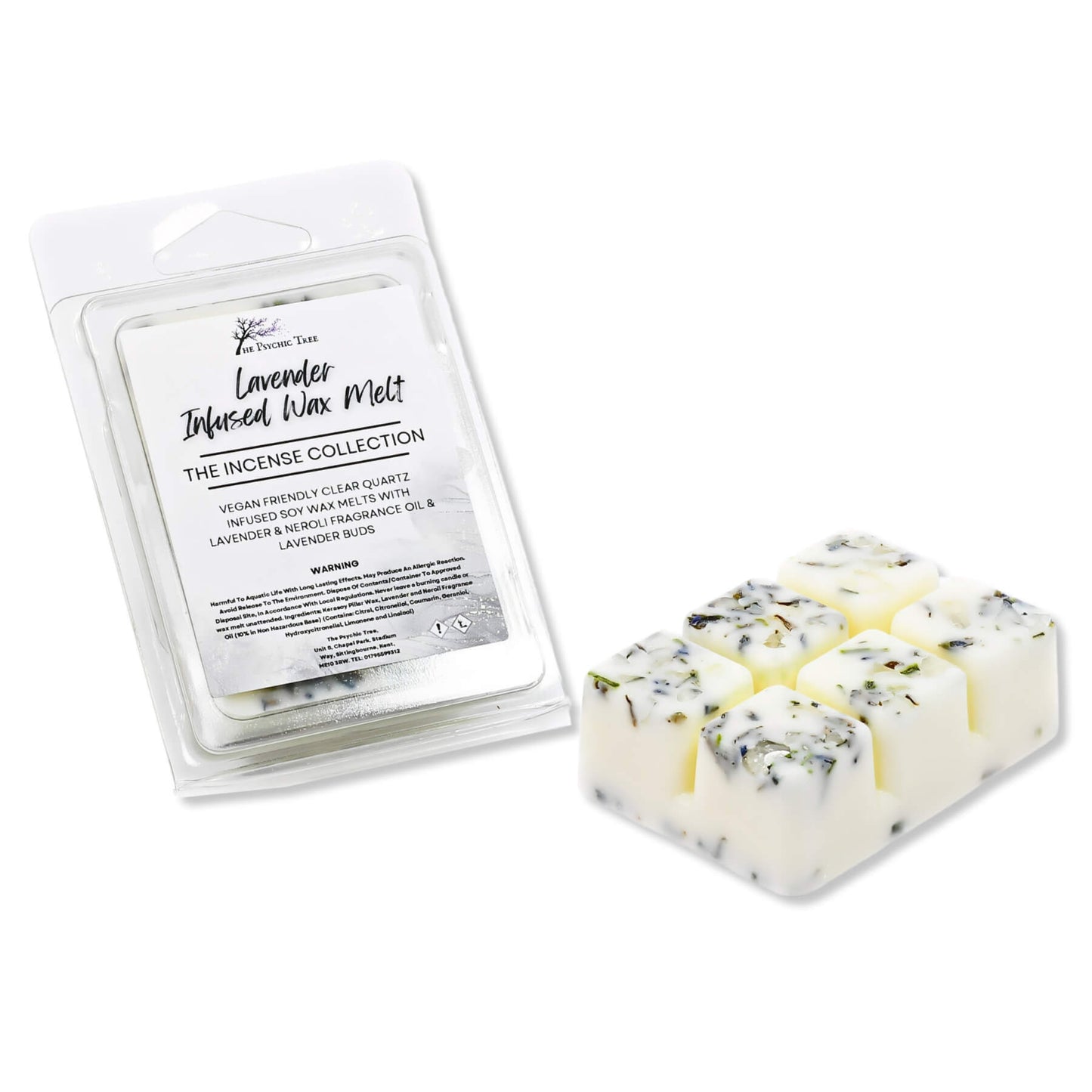 Lavender Crystal Infused Scented Wax Melts - The Incense Collection