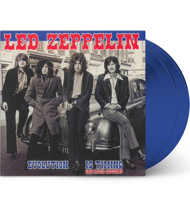 Led Zeppelin – Evolution Is Timing: 1969 Radio Sessions (Limited Edition Double-LP on Blue Vinyl)