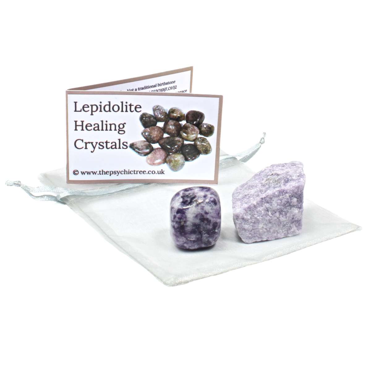Lepidolite Rough 'n' Tumble Crystal Pack