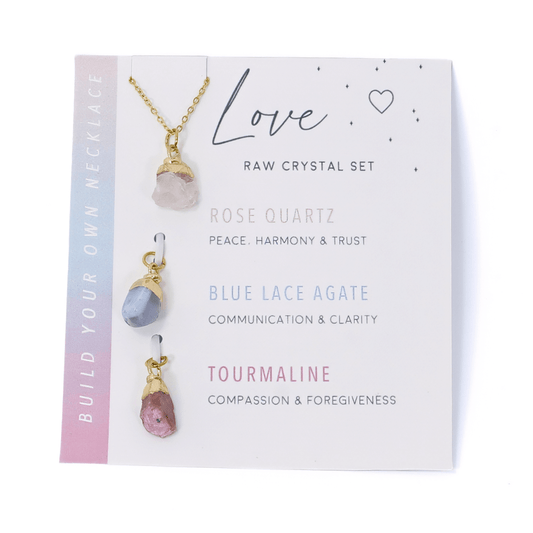 Interchangeable Healing Crystal Necklace - Love