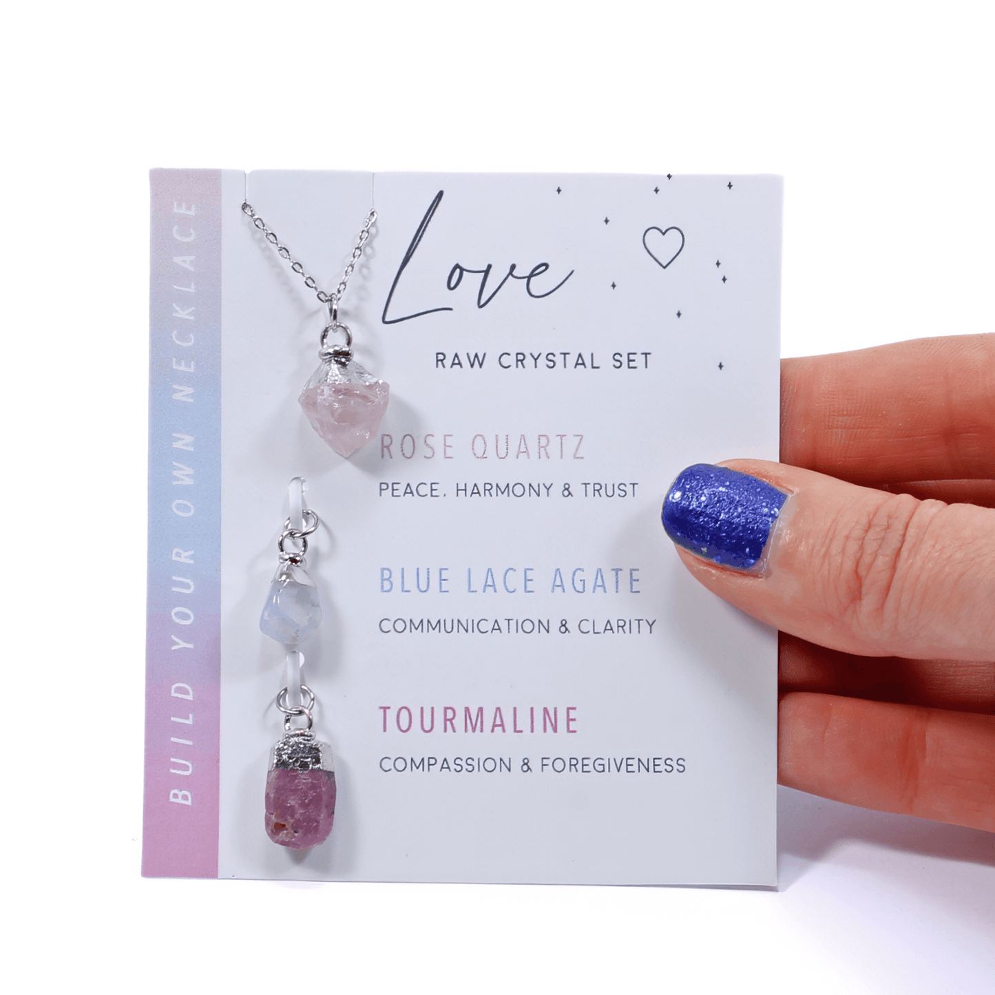 Interchangeable Healing Crystal Necklace - Love