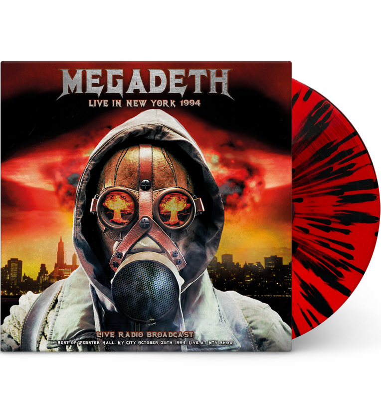 Megadeth – Live in New York 1994 (12-Inch Album on 180g Splatter Vinyl)