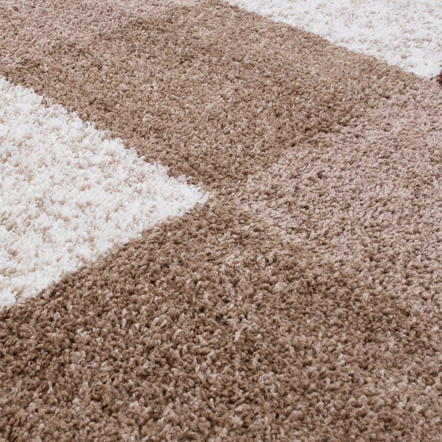 Myshaggy Geometric Brown Rug