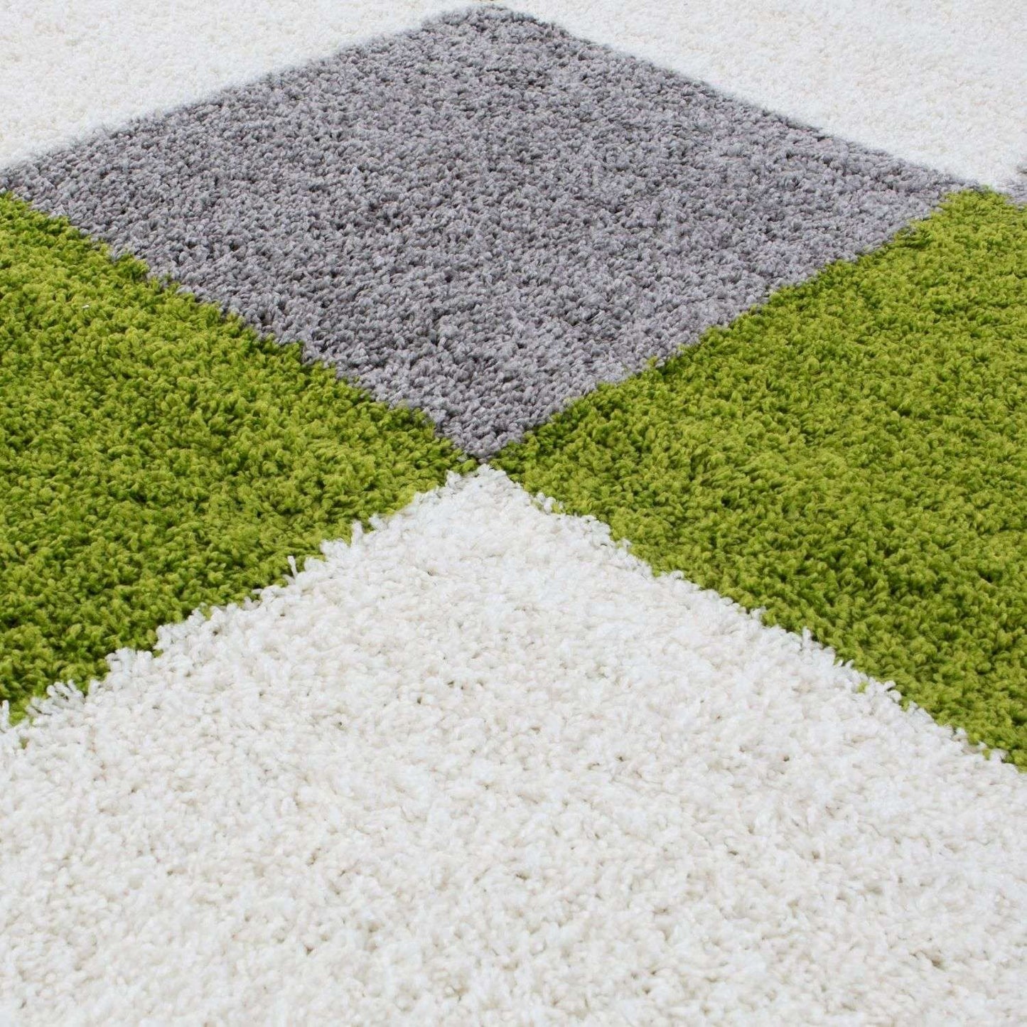Myshaggy Geometric Green Rug