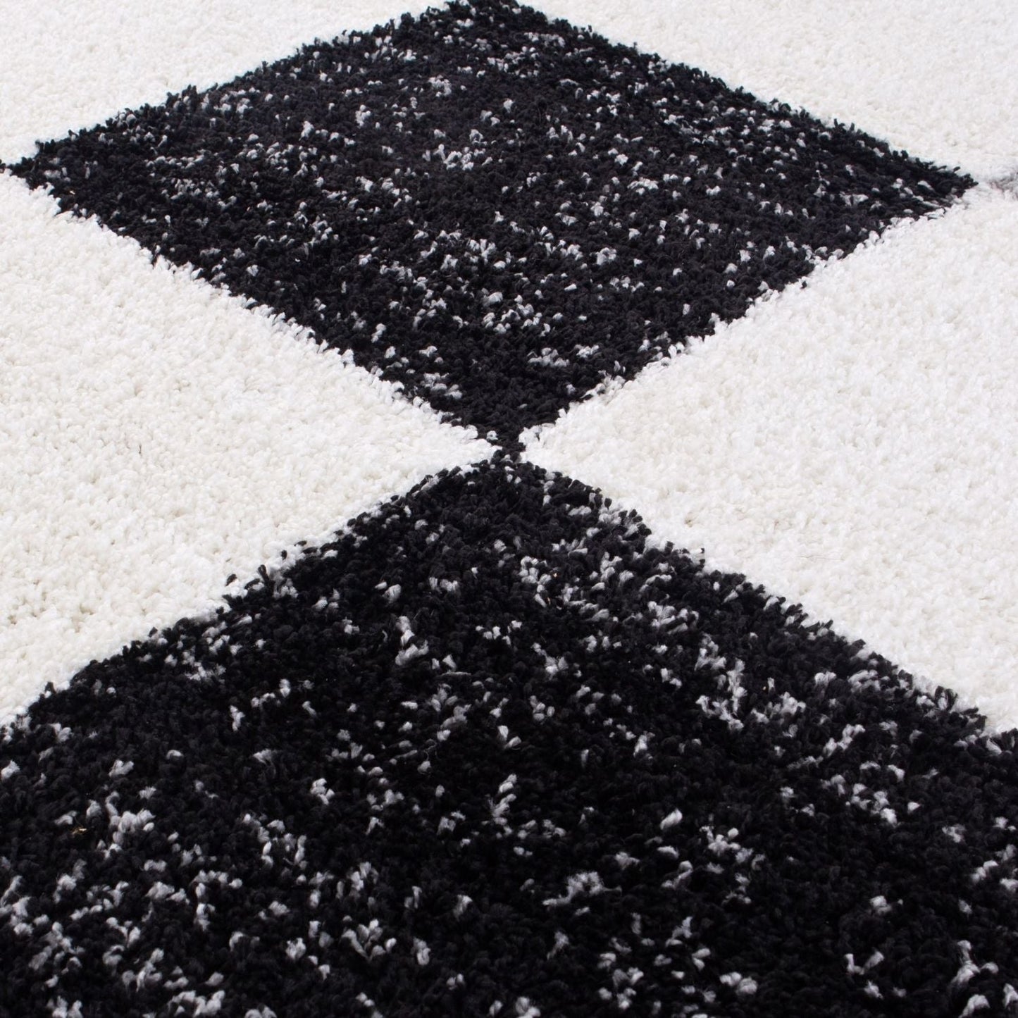 Myshaggy Geometric Grey Rug
