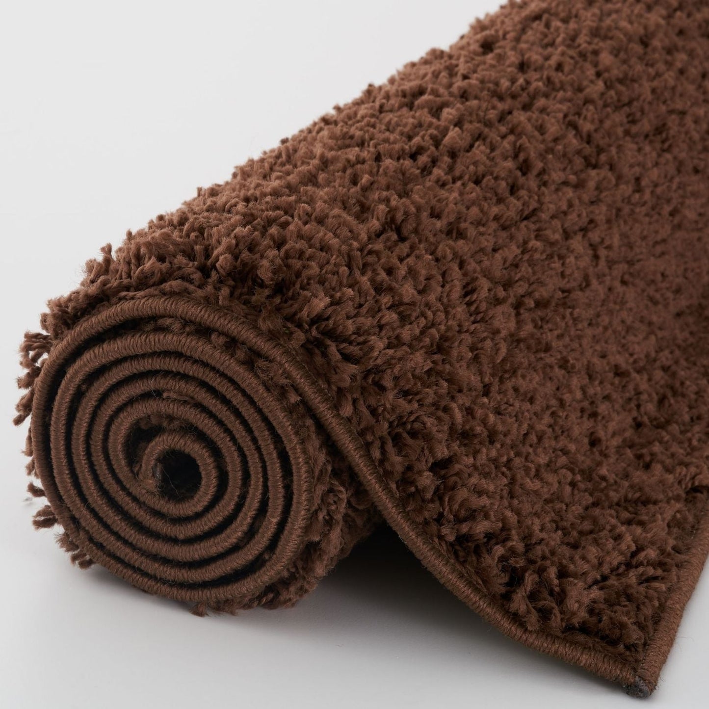 Myshaggy Solid Brown Rug
