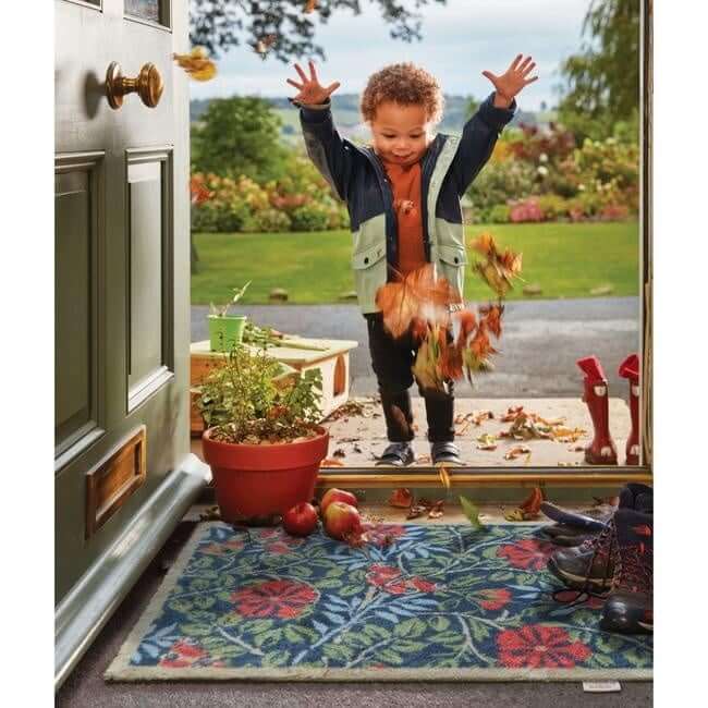 Eco-Friendly Washable Floral Mat
