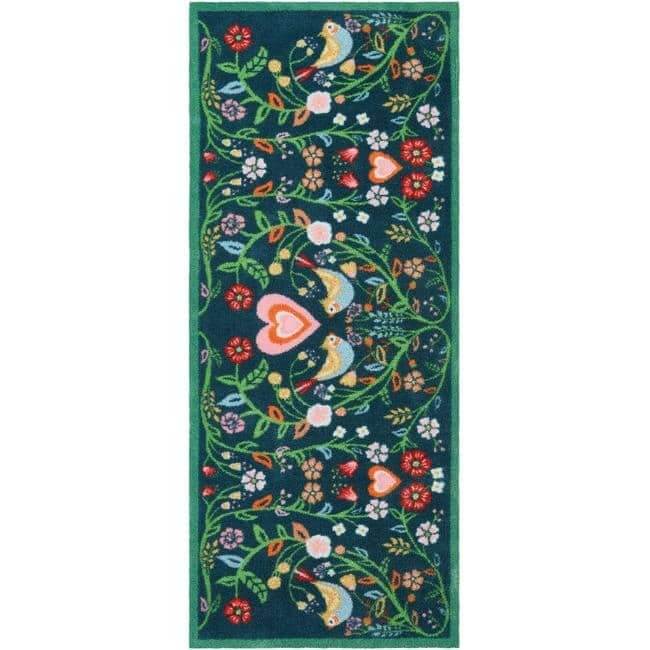 Eco-Friendly Washable Floral Mat