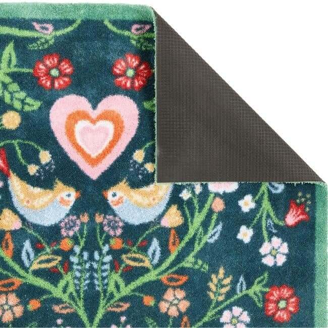 Eco-Friendly Washable Floral Mat
