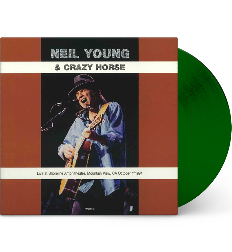 Neil Young & Crazy Horse – Live at the Shoreline Amphitheatre, Mountain View, CA, 1994 (12-Inch Album on 180g Translucent Green Vinyl)