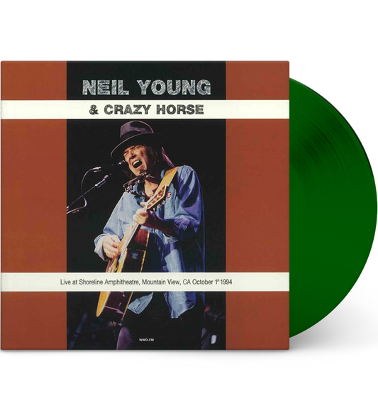 Neil Young & Crazy Horse – Live at the Shoreline Amphitheatre, Mountain View, CA, 1994 (12-Inch Album on 180g Translucent Green Vinyl)