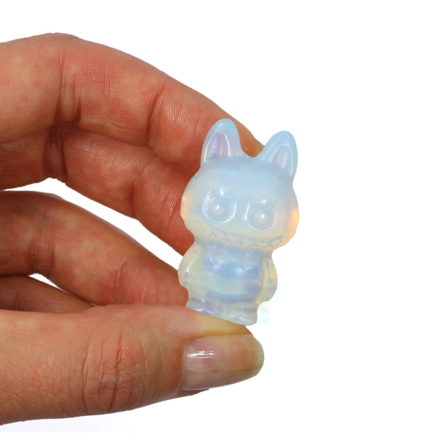 Labubu Opalite Crystal Carving – Dreamy Energy & Playful Serenity