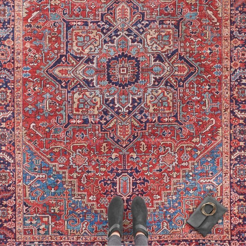 Oriental Amata Rug Red Colour