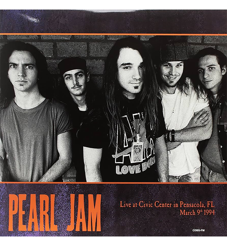 Pearl Jam – Live at the Pensacola Civic Center, Florida, 1994 (Double-LP on 180g Yellow Vinyl)