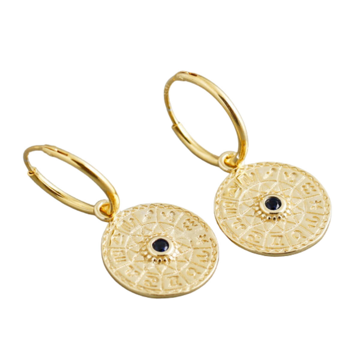 Sign Of The Zodiac Earrings - Sterling Silver