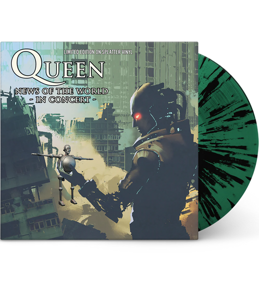 Queen – News of the World in Concert: Live in Houston, 1977 (Limited Edition 12-Inch Album on Green/Black Splatter Vinyl)