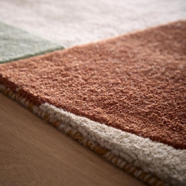 Retro Deco Rug Abstract Design