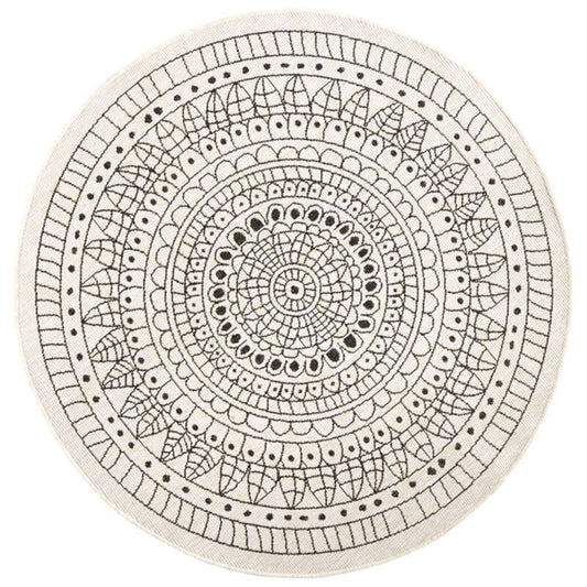 Porto Round Reversible Indoor-Outdoor Rug