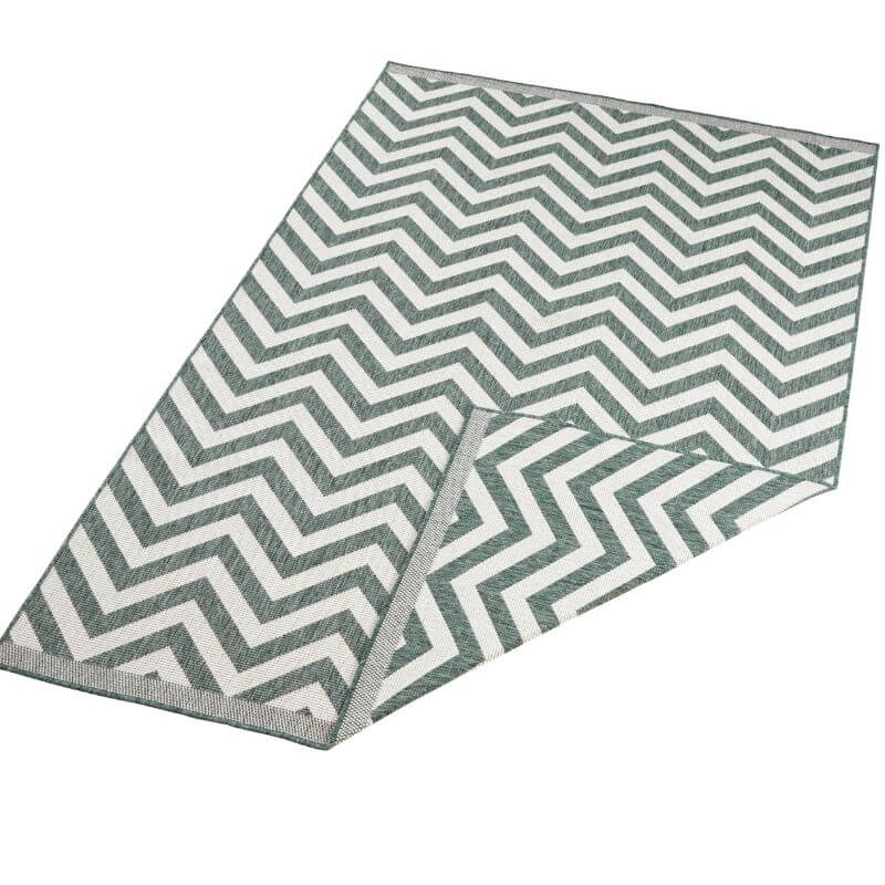 Palma Reversible Indoor-Outdoor Rug Chevron Design