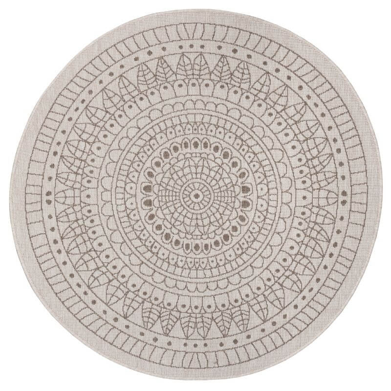 Porto Round Reversible Indoor-Outdoor Rug