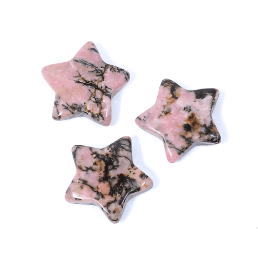 Healing Mini Star Crystal - Rhodonite