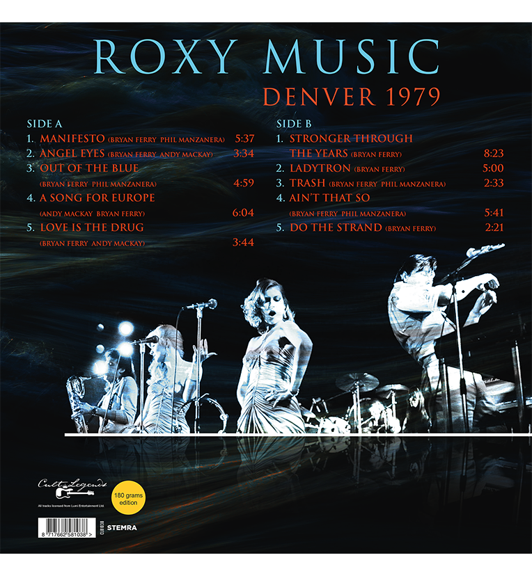 Roxy Music – Denver 1979 (12-Inch Album on 180g Vinyl)