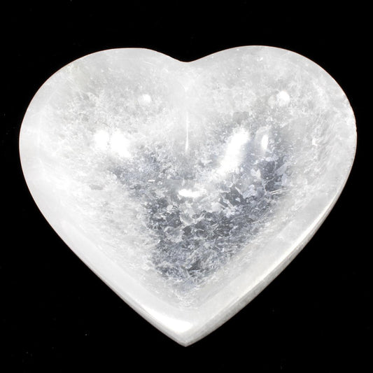Selenite Heart Shaped Cleansing Bowl