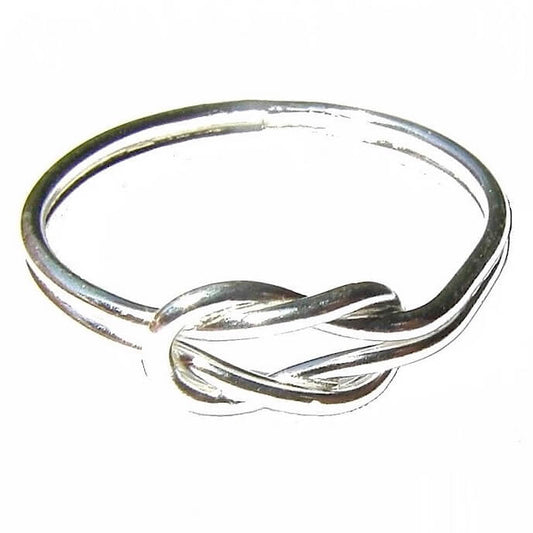 Infinity Knot Ring  - Sterling Silver