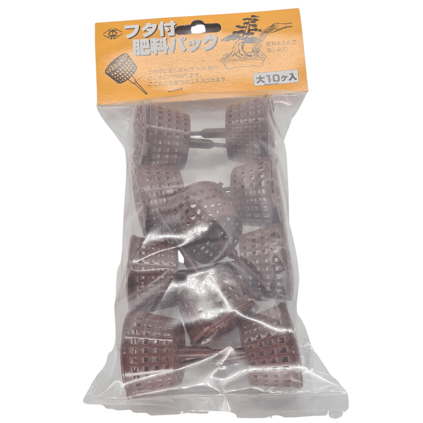 Slow Release Bonsai Fertiliser Baskets, Spiked | Large | Pack of 6