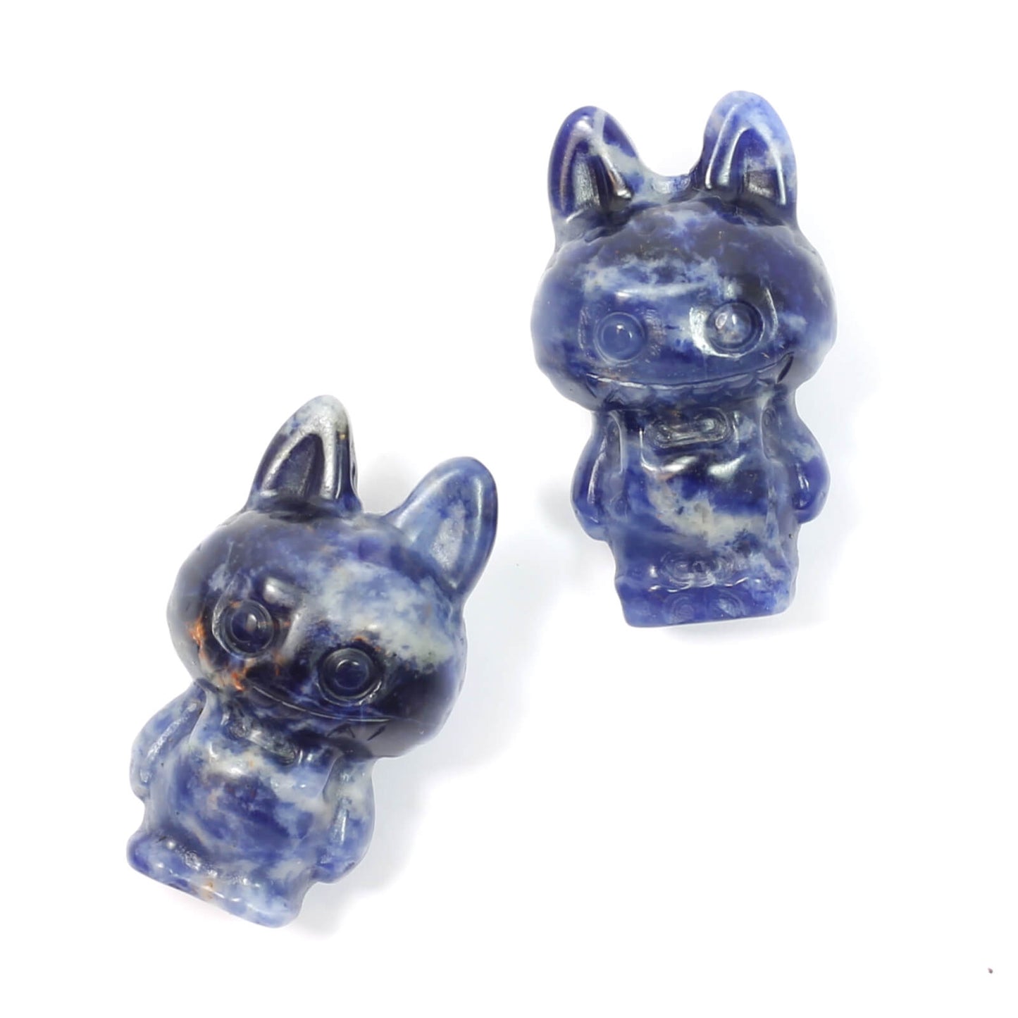 Labubu Sodalite Crystal Carving – Insightful Energy & Playful Wisdom