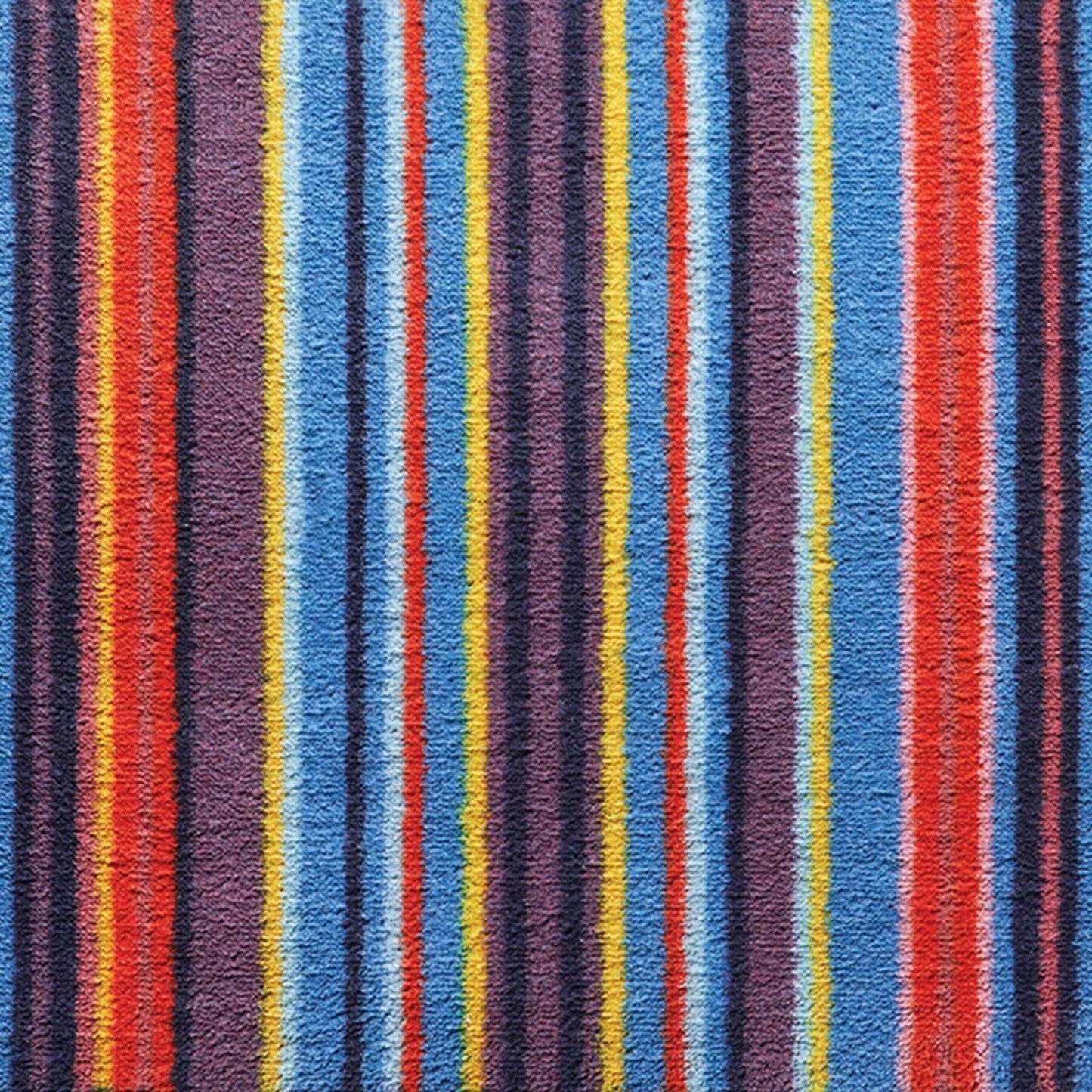 Eco-Washable Striped Mat Multicolour