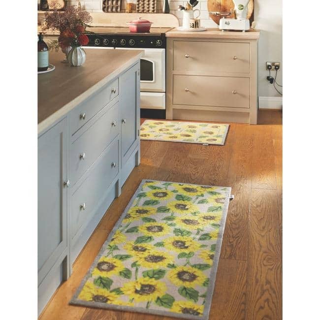 Eco-Friendly Washable Floral Mat