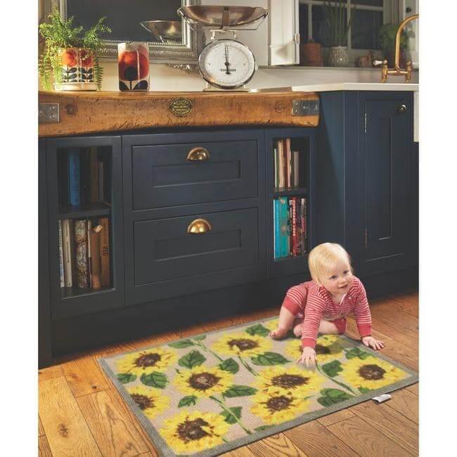 Eco-Friendly Washable Floral Mat