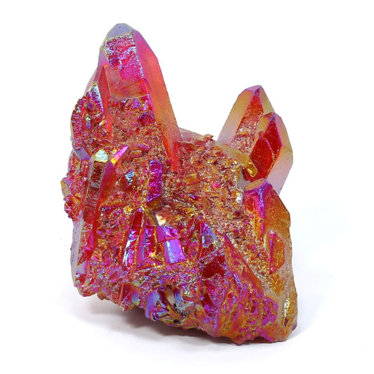 Red Aura Quartz Cluster (579g)
