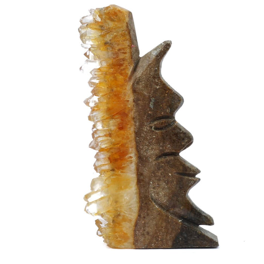 Clear Quartz Man In The Moon Cluster (127g)