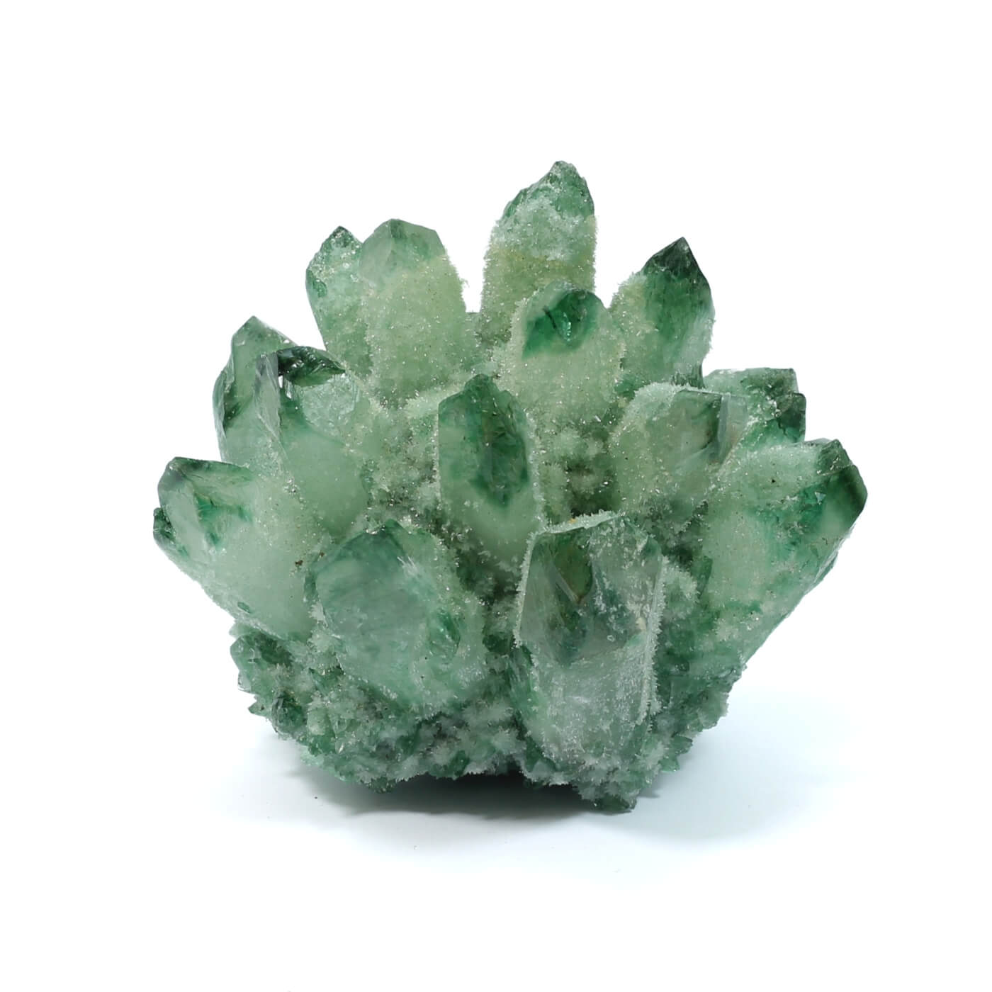 Green Phantom Quartz Cluster (389g)