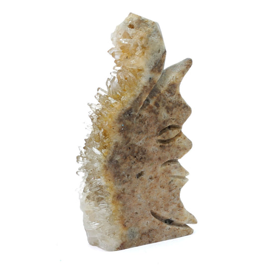 Clear Quartz Man In The Moon Cluster (147g)