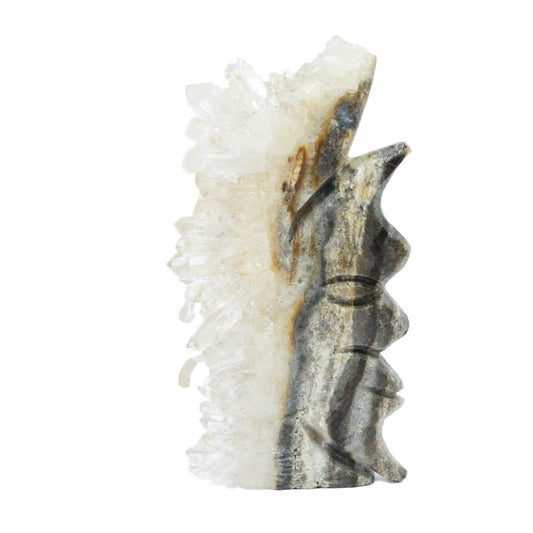 Clear Quartz Man In The Moon Cluster (112g)