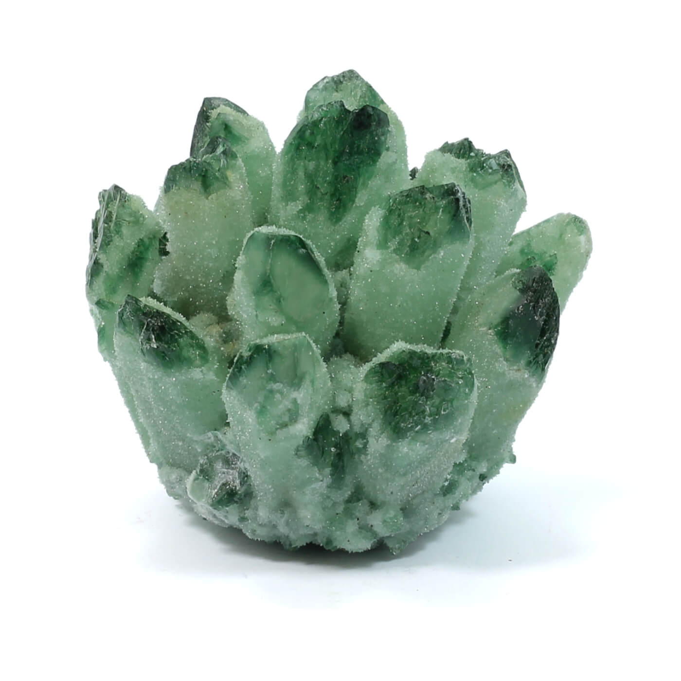 Green Phantom Quartz Cluster (373g)